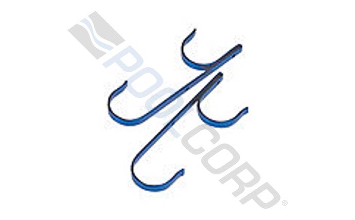 Blue Pole Hangers with Screws